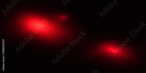 Abstract red background with glowing lights and particles