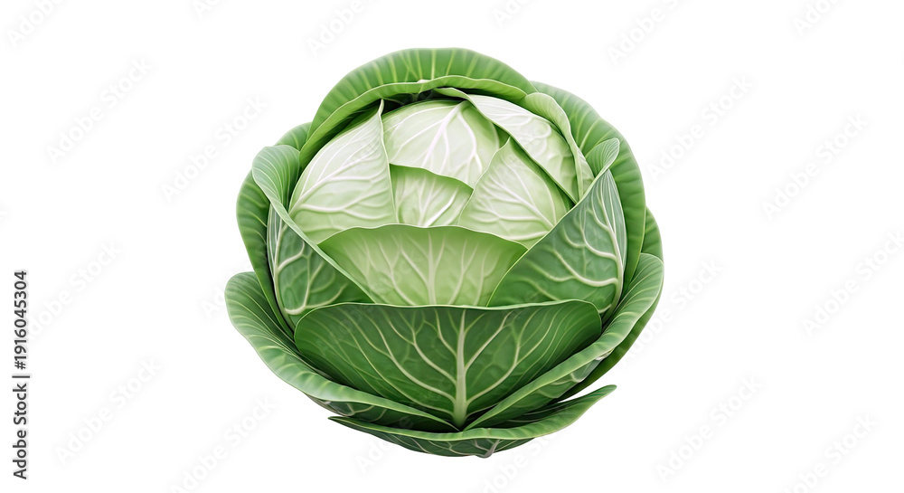 Obraz premium Fresh Green Cabbage