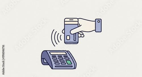 Contactless payment with smartphone and terminal mobile transaction technology