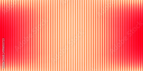 A lively abstract background composed of vertical wavy lines in a gradient from bright red to soft orange, offering a textured and visually energetic feel.