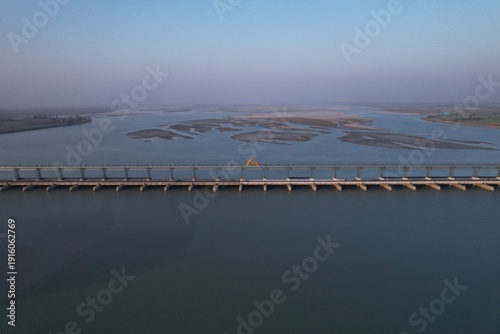 Koshi Barrage, India- Nepal Border, Bihar
