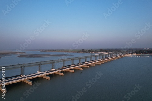 Koshi Barrage, India- Nepal Border, Bihar