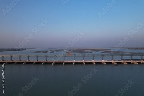 Koshi Barrage, India- Nepal Border, Bihar