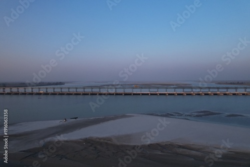 Koshi Barrage, India- Nepal Border, Bihar