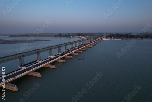 Wallpaper Mural Koshi Barrage, India- Nepal Border, Bihar Torontodigital.ca