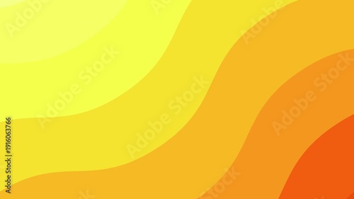 Vibrant Wavy Gradient Background in Warm Orange and Yellow