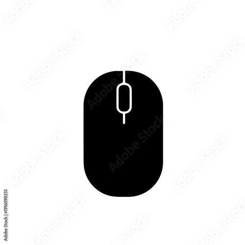 Computer Mouse Vector Illustration – Sleek Desktop Pointing Device