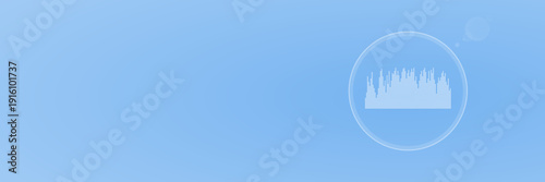 Audio Wellenform Header Vektor svg unter 200 kB Musik Copy Space