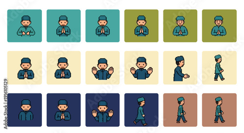 Soldier Icon Illustrations.