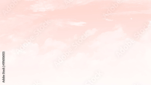 Background with clouds on pink sky. Pink Sky vector