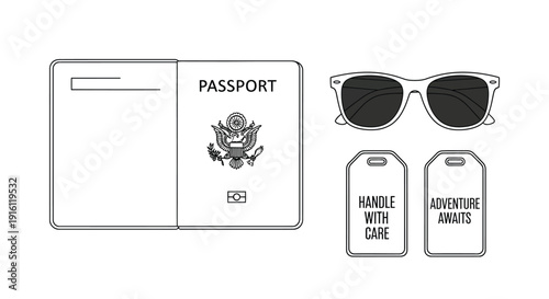 vector illustration of a set of household appliances