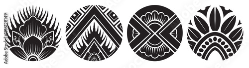 balinese silhouette vector