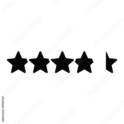 Four Full Stars and One Broken Star.