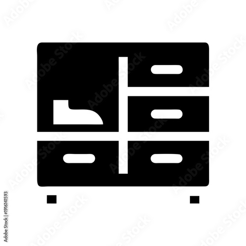 Vector drawer icon