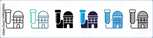 Observatory Single Icon Set Multistyle