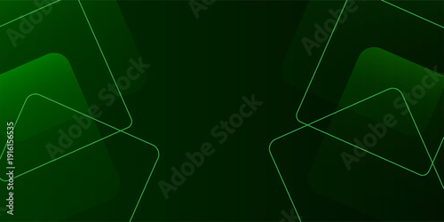 Dark green abstract geometric background. vector modern design eps10