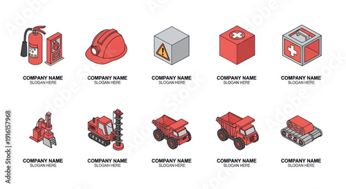 First Aid Kit and Emergency Vehicle Icons.