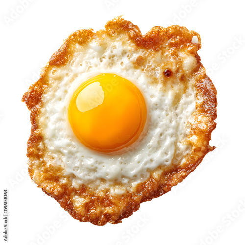 Professional Fried Egg Artistry with Crispy Edges and Yolk Perfection