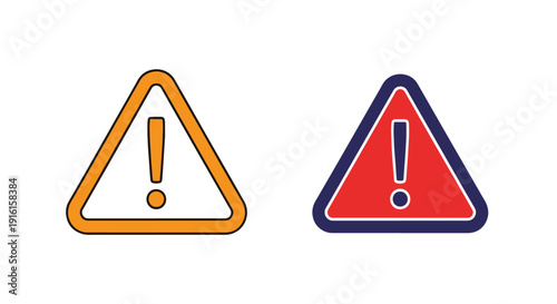 Safety Alert Line modern soft tone illustration