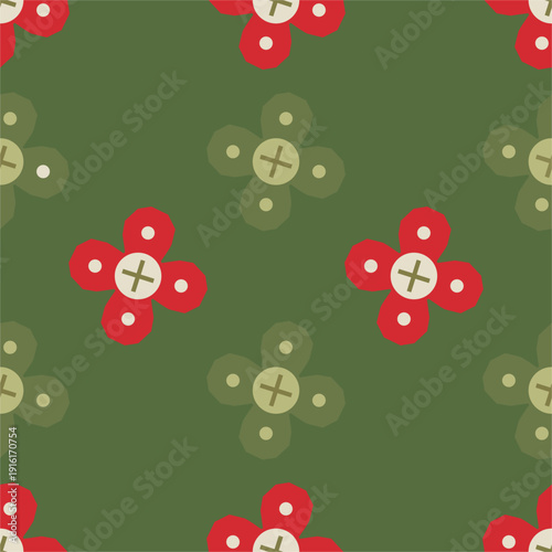 Traditional Slavic, Bulgarian decorative embroidery vector pattern. Seamless ornamental motifs for folklore costume, clothing, textile, damask, craft knitting, sewing. Balkan cultural heritage.