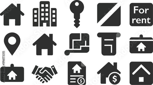 set of vector icons