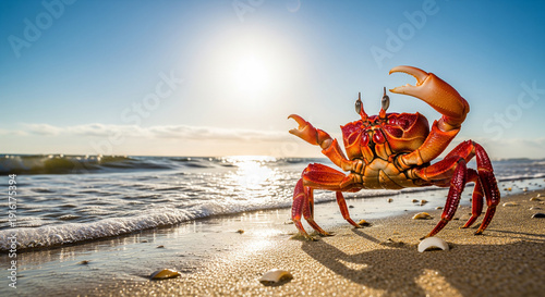 crab on the beach