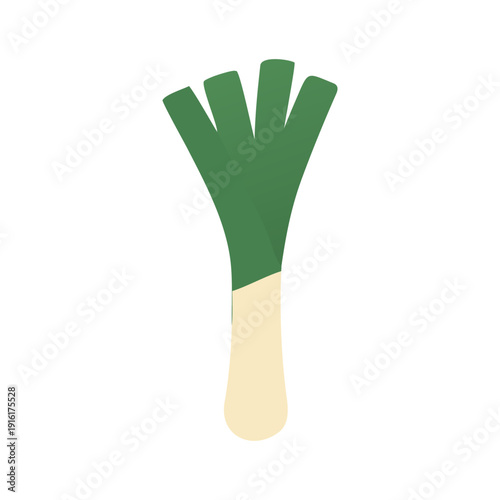 Welsh leek tradition symbolizes culinary heritage for st david's day celebration. Fresh leek on white background. Suitable for food blogs, recipe websites, and culinary designs