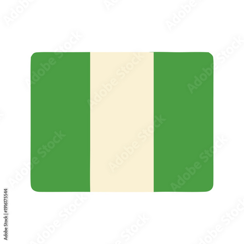 Irish and Nigerian flags contrast beautifully with their vibrant colors, suitable for cultural events, diversity themes, and international celebrations