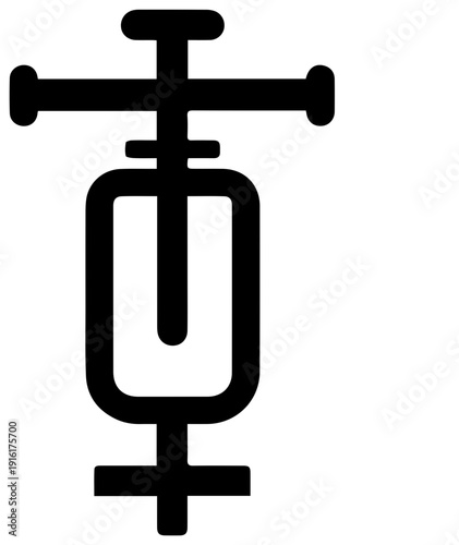 Auto siphon racking cane icon for homebrewing equipment beer brewing tool fermentation accessory