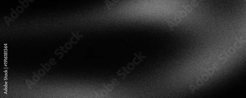Panel kuchenny z motywem Abstract black and gray gradient background with soft shadow waves and grainy noise texture, monochrome minimal wallpaper backdrop