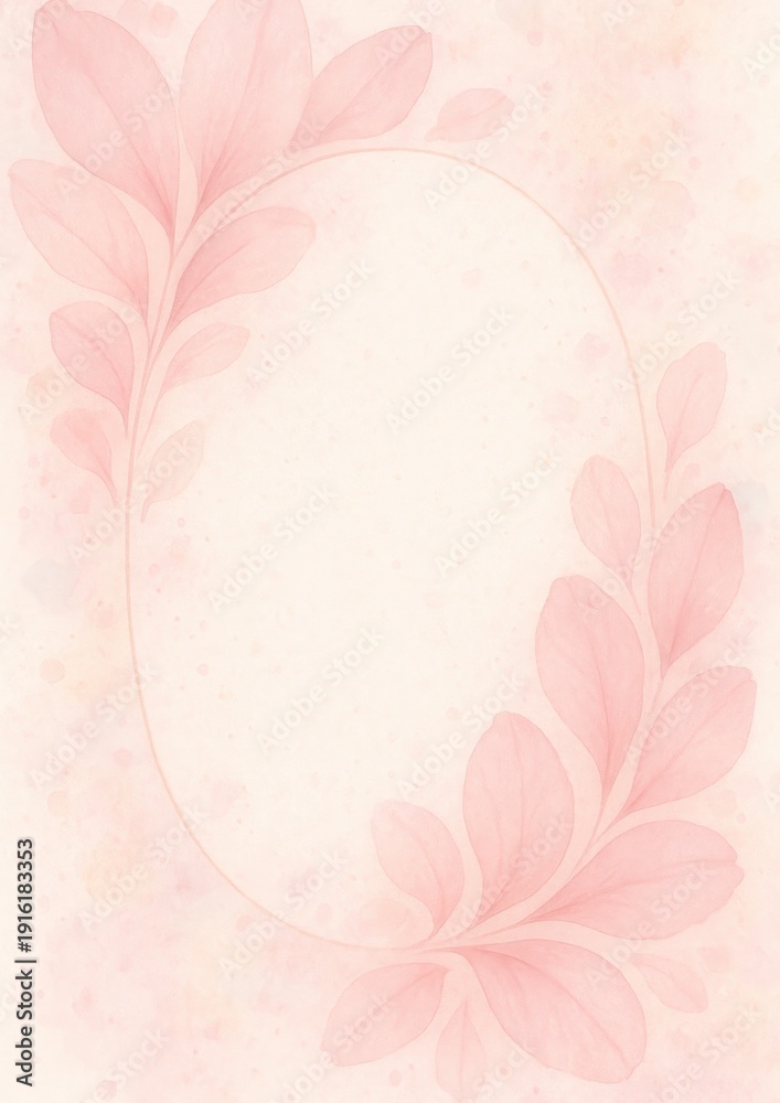 Obraz premium Elegant pink floral design