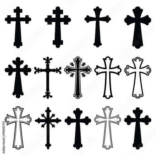 set of crosses