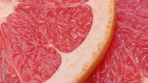 close-up grapefruit slices