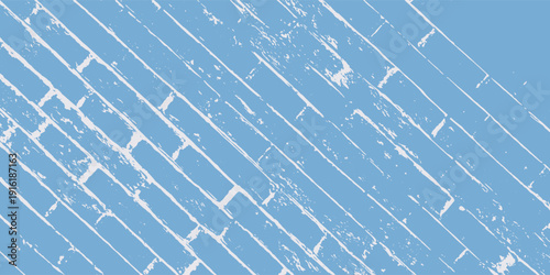 Paint drawn grunge background. Distress blue and white weathered rough overlay texture with scratch lines. Grunge brush textured