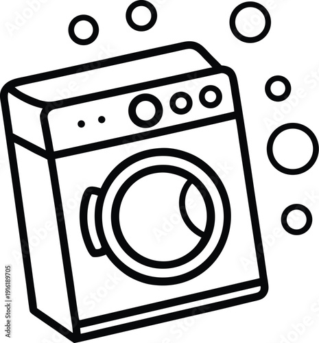 washing machine vector