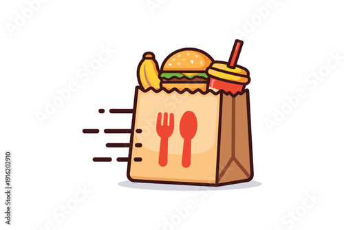 Fast Food Delivery Bag