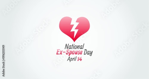 national ex-spouse day motion video, ideal for national ex-spouse day celebration