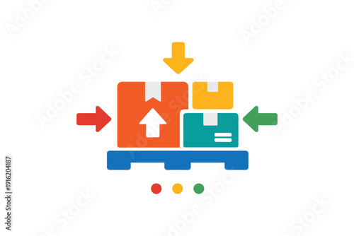 Cargo Loading and Unloading Icon