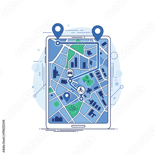 An illustration shows a blue outline of stacked server equipment in a data center.