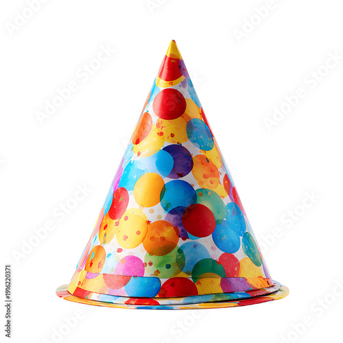 Professional Party Hat Isolated on White or Transparent Background for Celebrations and Events
