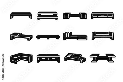 Organizer symbol accessory sturdy robust simple image vector shelf generation icon construction