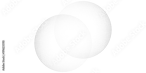 White dot geometric abstract background overlap layer on bright space with lines effect decoration. Modern graphic design element circle modern