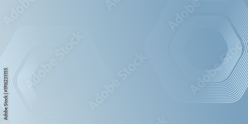 Abstract hexagon lines on gray background. Geometric stripe line art design for poster, brochure, cover, website, banner.