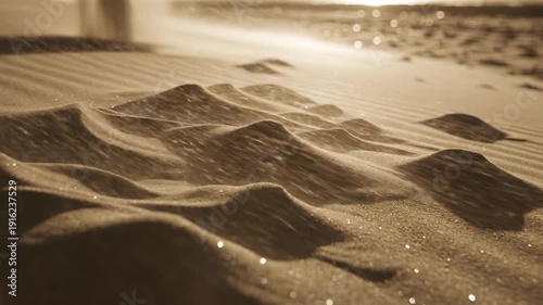 Wallpaper Mural Golden Sand Dunes Textured by Gentle Wind Torontodigital.ca