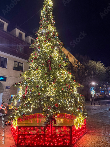 Fotografija Christmas Tree in Kołobrzeg, Poland