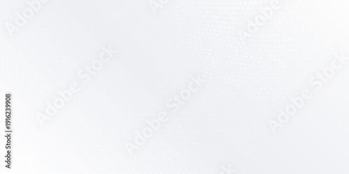 Mesh dot white and gray background frame of geometric shapes. Circular ornament. Pattern of dots, particles, molecules, fragments. Poster for technology abstract