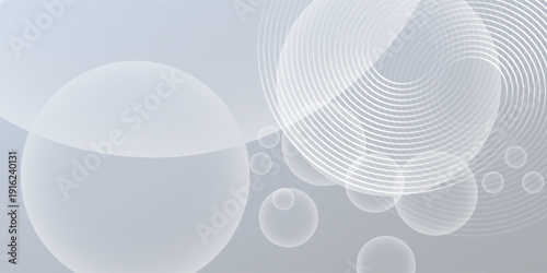 Illustrations abstract blue modern background with circle elements. minimalist light old technology art