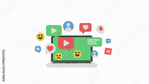 Digital Content Creation and Social Media Engagement.