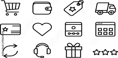 Modern Vector Number Two Illustration