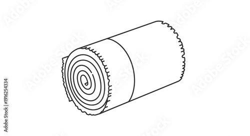 Rolled Bandage, Medical Supply, First Aid, Healthcare, Wound Care, Injury Treatment, Emergency Kit